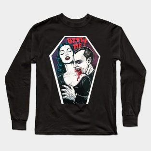 Vampira & Bela Lugosi Long Sleeve T-Shirt